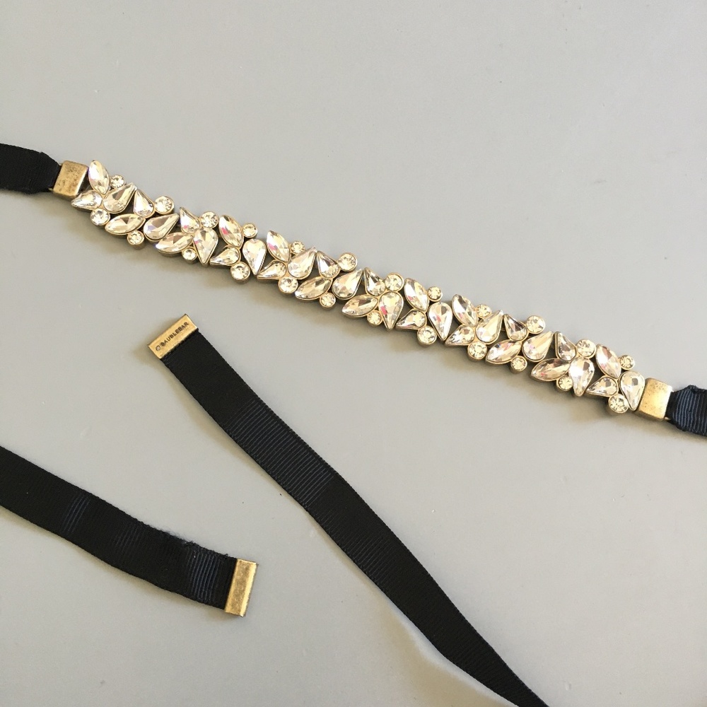 BaubleBar Crystal Ribbon Choker or Hair Piece - Picture 4 of 5